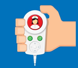 Nurse Call Button in Hospital Clinic Healthcare Medical Electronic Communication Equipment with Nurse or Staff When Needed Help