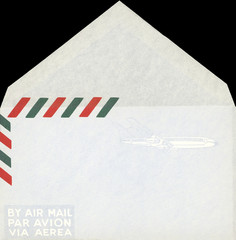 Luftpost airmail Umschlag envelope blank blanco Portugal vintage retro air mail alt old grün rot...