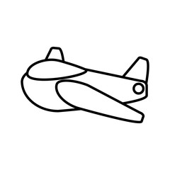 toy plane on white background, baby toys