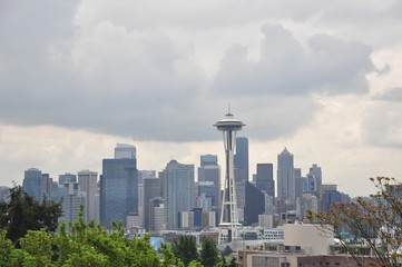Fototapeta premium widok na miasto Seattle