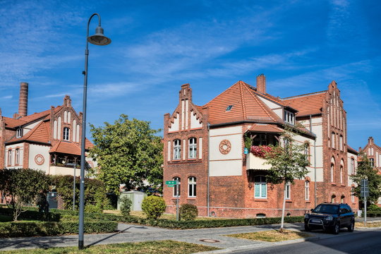 wildau, germany - historische schwartzkopff-siedlung