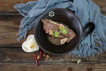 Chinese traditional snacks, delicious snacks made of beef