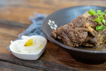 Chinese traditional snacks, delicious snacks made of beef