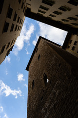 glimpses of Florence among the buildings of this beautiful city