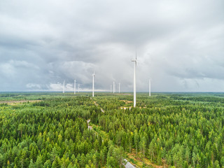 Wind farm in Kokkolantie ,Finland