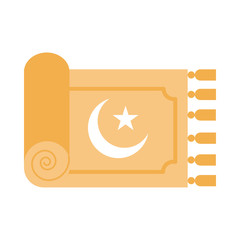 traditional carpet moon and star decoration ramadan arabic islamic celebration tone color icon