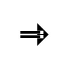 The arrow icon. Icon for business. Vector Internet arrows.