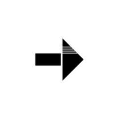 The arrow icon. Icon for business. Vector Internet arrows.