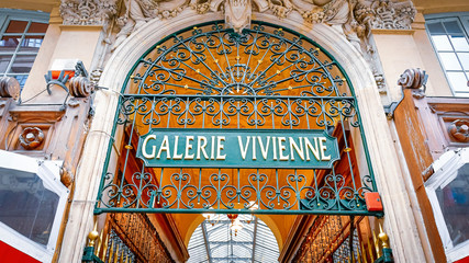 Galerie Vivienne - Paris - France  - obrazy, fototapety, plakaty