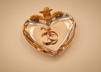 gold ring with diamonds