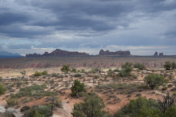 Fototapeta na wymiar Utah Nachmitag Landschaft