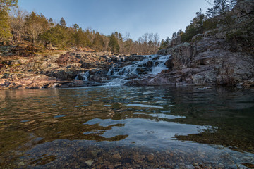 river in forest