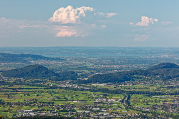 Views from Amerlugalpe towards Lake Constance