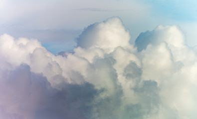 Fantastic clouds at sunrise