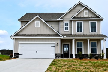 Newly constructed home for sale at Georgia, USA - obrazy, fototapety, plakaty
