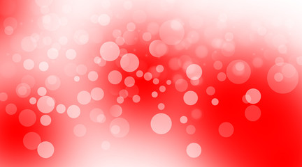 Red  abstract  background with bokeh lights, flare special effect,defocused