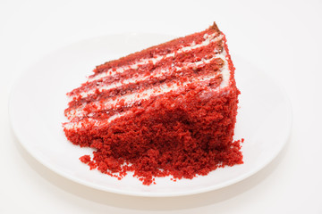 bright red cake called red velvet