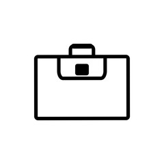 suitcase of clothes icon vector