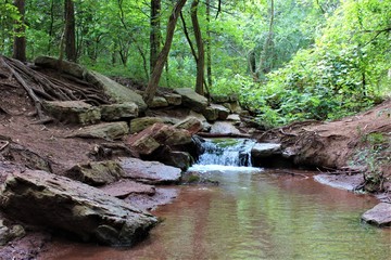 A Waterfall In Roman Nose State Park