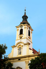 Fototapeta na wymiar Church of the Merciful Brothers in Bratislava, Slovakia