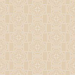 seamless geometric pattern for beige background for your design vector graphics