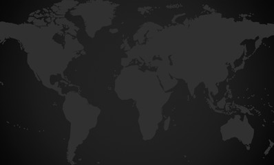 grey world map - Powered by Adobe