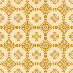 decorative seamless pattern retro style for your design vector illustration