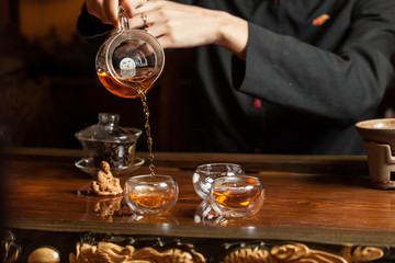 china tea products on table