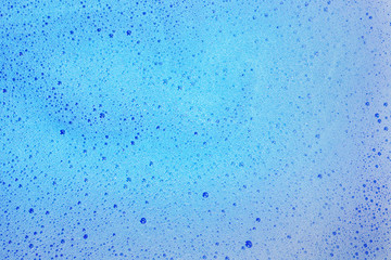 Soap bubbles background- suds liquid. Water abstract- pattern texture. Nature beauty- view top