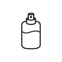 bottle icon in trendy flat design 