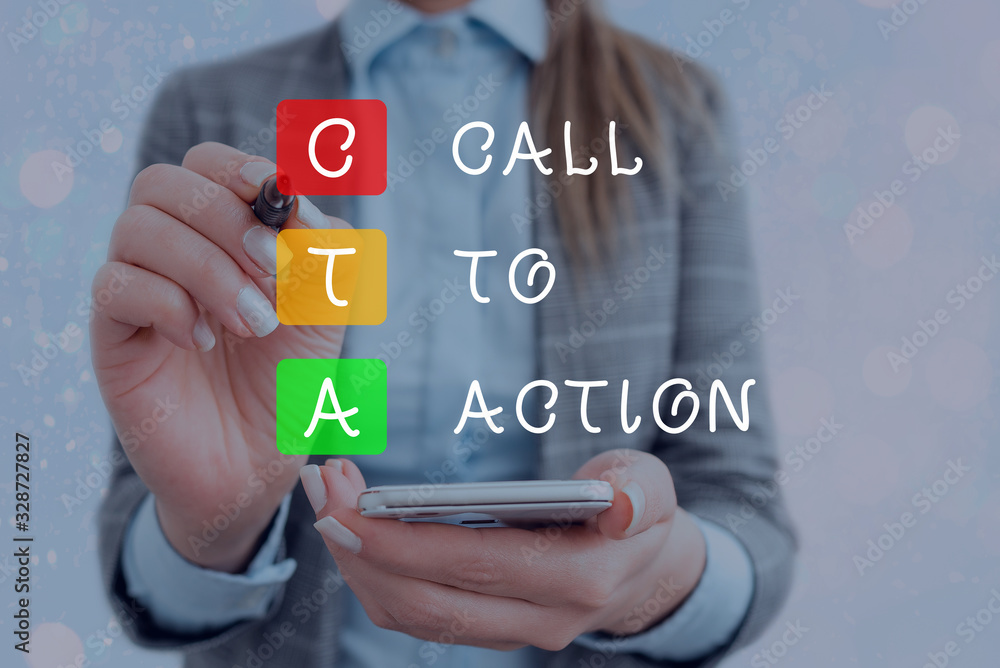 Aufkleber text sign showing cal to action. business photo text calling to do actions message. encourage start 