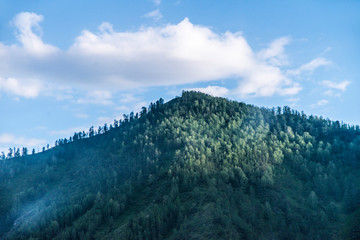 Beautiful views and landscape of Altai nature.