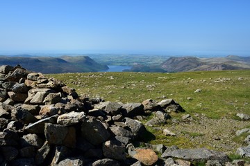 Viewing the Irish Sea from Pillar
