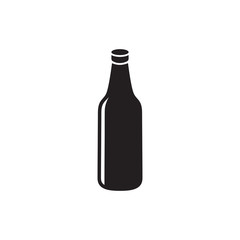 bottle icon in trendy flat design 