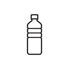 bottle icon in trendy flat design 