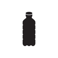 bottle icon in trendy flat design 