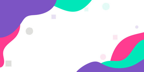 Simple Wave Cuve Purple Tosca Pink Abstract Presentation Background. Vector illustration design for presentation, banner, cover, web, flyer, card, poster, wallpaper, texture, slide, magazine, and ppt