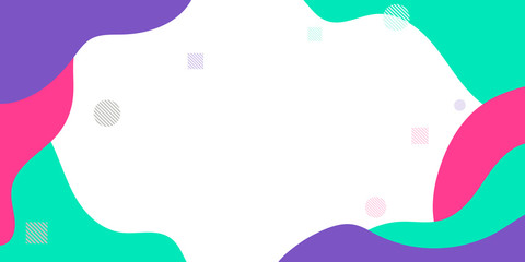 Simple Wave Cuve Purple Tosca Pink Abstract Presentation Background. Vector illustration design for presentation, banner, cover, web, flyer, card, poster, wallpaper, texture, slide, magazine, and ppt