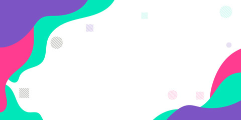 Simple Wave Cuve Purple Tosca Pink Abstract Presentation Background. Vector illustration design for presentation, banner, cover, web, flyer, card, poster, wallpaper, texture, slide, magazine, and ppt