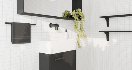 elegant modern and simple bathroom sink