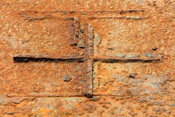 Oxidized steel plate