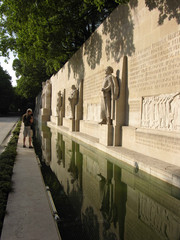 Geneva, Switz., Parc des Bastions, Wall of the Reformation