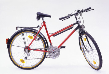Fototapeta na wymiar Fahrrad Produktaufnahme 90er