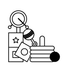 toys for small children, wooden and plastic toys