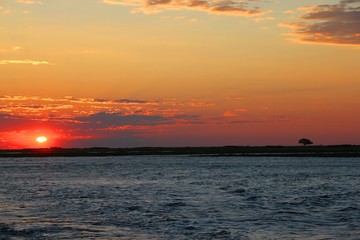 Sonnenuntergang am chobe river