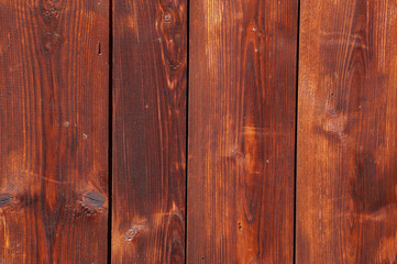 Decorative panel from wooden boards