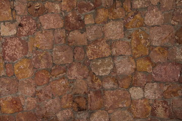 Brown Stone Wall