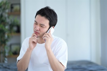 男性　アジア人のポートレート