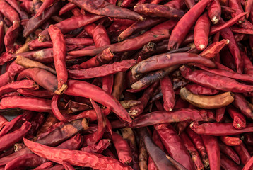 Red chilly pepers background