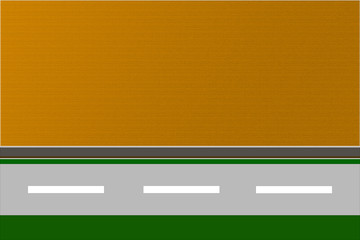 Highway and wall backgrounds made by adobe illustrator